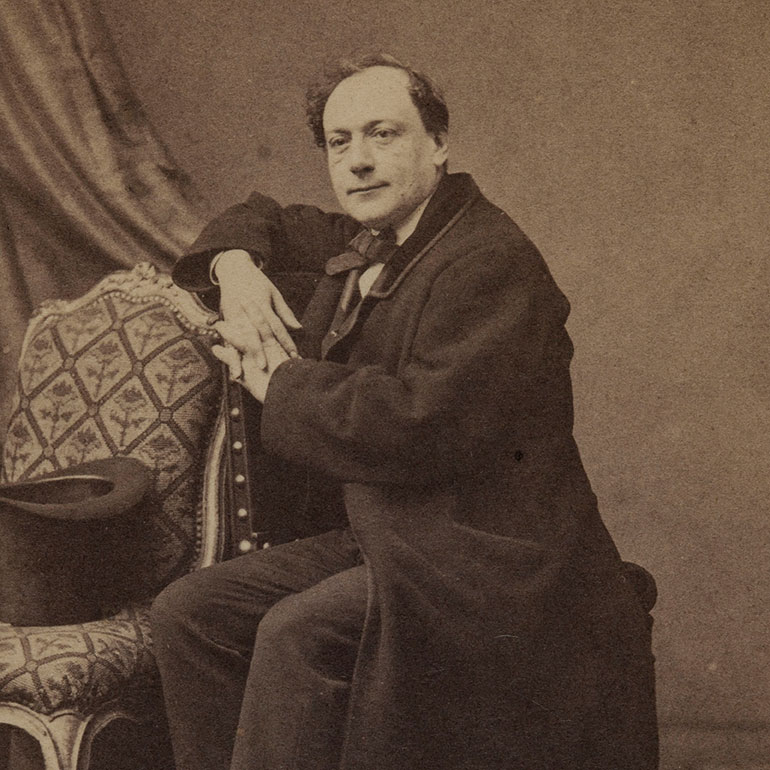 Portrait de Théodore de Banville, Pierre Petit & Trinquart, photograph, Lozano J., diffuseur ; entre 1870 et 1890, Musée Carnavalet, Histoire de Paris, PH46718, CC0 Paris Musées / Musée Carnavalet - Histoire de Paris
