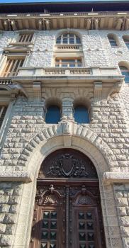 Palais Baréty, Nice, détail de corniche.