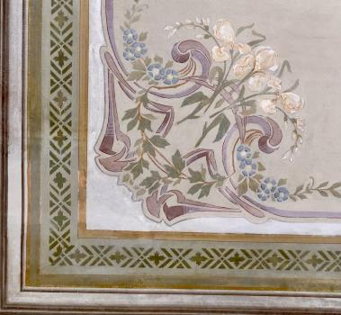 Sur les murs d'une villa à Saint Sylvestre