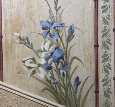 Sur les murs d'une villa à Saint Sylvestre