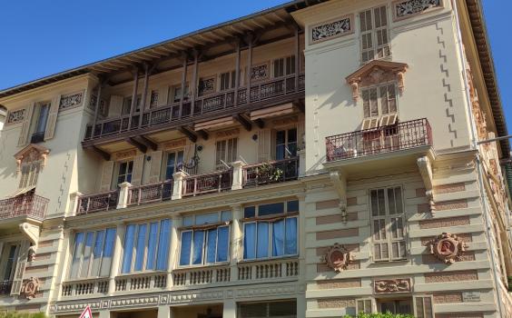 Immeuble dit "Villa Capucine", vers 1900, Nice.