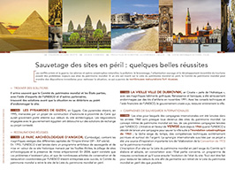 Panneau 8 : sauvetage des sites en péril : quelques belles réussites