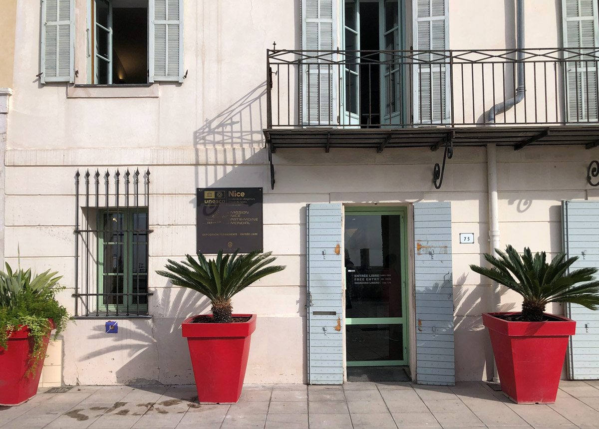 Façade de la mission patrimoine mondial