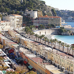 Vue sur les Terrasses des Ponchettes