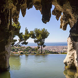 Vue d'ensemble depuis la cascade de Gairaut