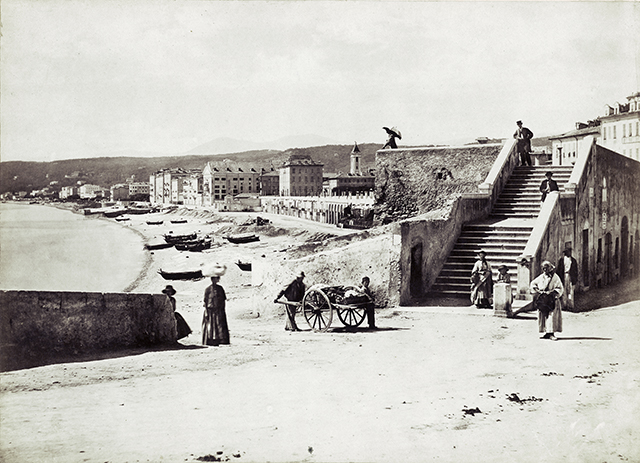 The Ponchettes staircase, ca. 1864-65
