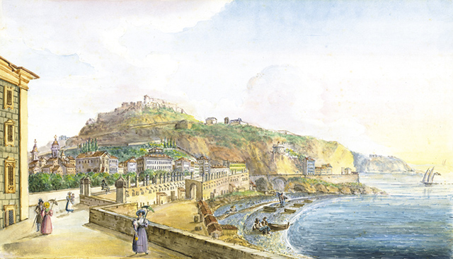 Vue des Ponchettes, ca 1828