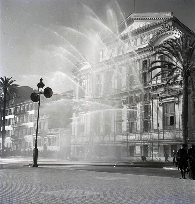 The Opera, fire drill, 1949