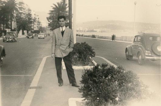 Paul Lefevre au carrefour de Magnan sur la Prom