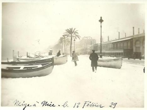 Neige à Nice