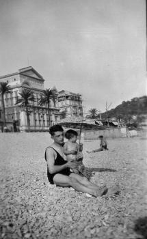 Robert Michelotti avec sa fille