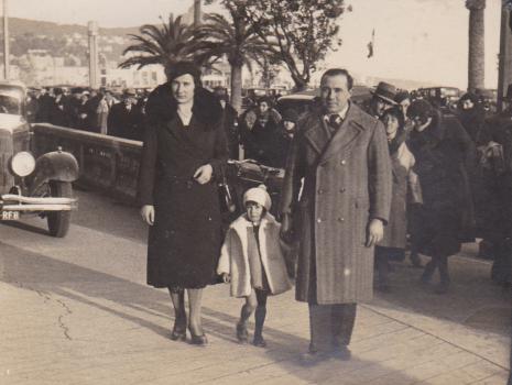 M. et Mme PERINI et leur fille