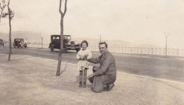 Ophélia et son papa