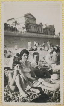 famille TRARIEUX à  l'OPERA plage