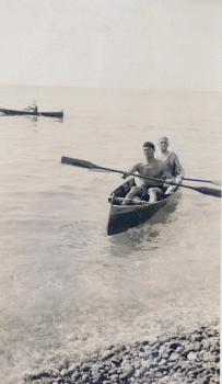 Ruhl Plage - Alphonse en sortie canoë
