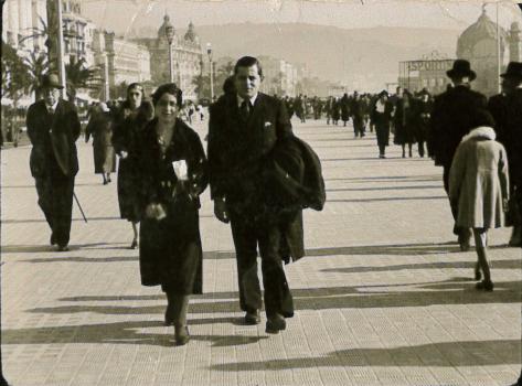 Jeanne PRAT et son fiancé Lucien MULLER