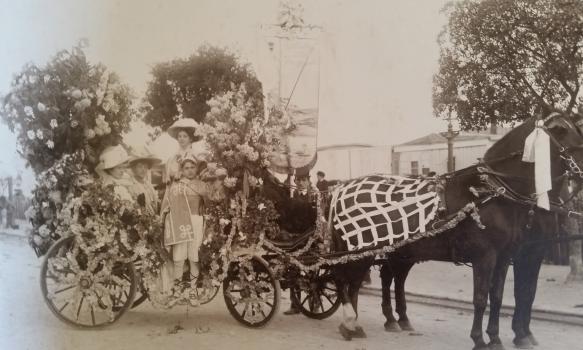 Le char de l'hôtel Ruhl en 1910