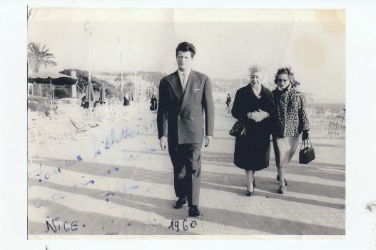1960 - Georges en balade sur la Prom' un 1er janvier