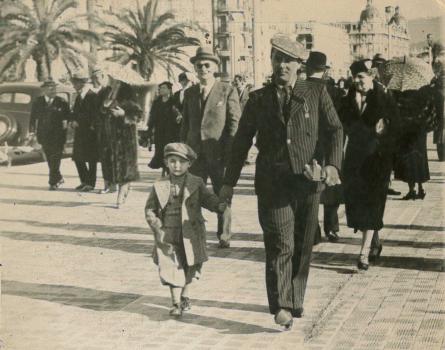 Louis et Francis TADDEI sur la Promenade