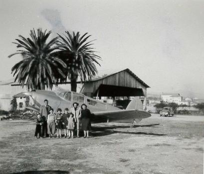Famille Merilhou sur la base aérienne de Nice