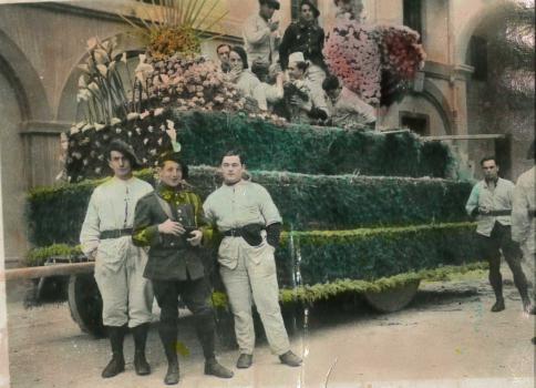 Chasseurs Alpins 22ème BCA Préparation Bataille de fleurs