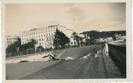 Bombardement à l'embouchure du Paillon