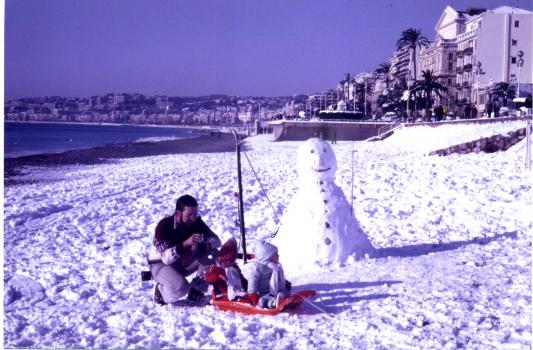Neige à Nice