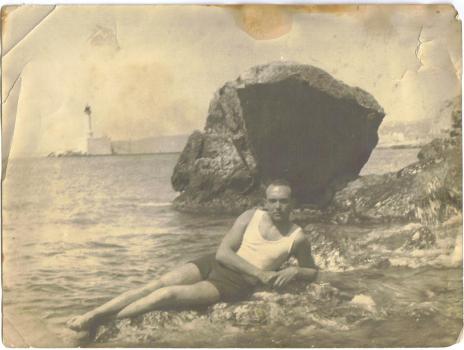 Mon grand-père à Coco Beach