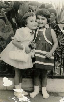 Myriam et Martine au jardin Albert 1er