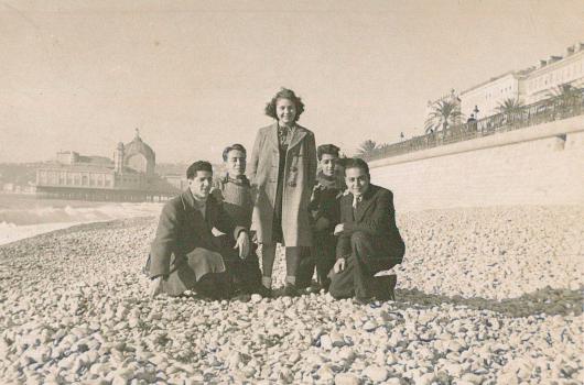 Victor, Annette Boffa avec Marius Maiffret et ses amis