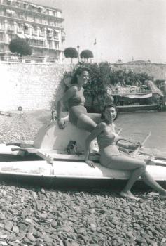 Ginette et Ophélia à Castel Plage