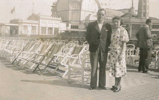 Pierre Riboldazzi et sa fiancée