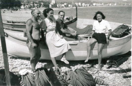 Pierre avec les parisiens à Carras