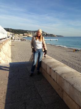 A beautiful winters day on the Nice Prommenade