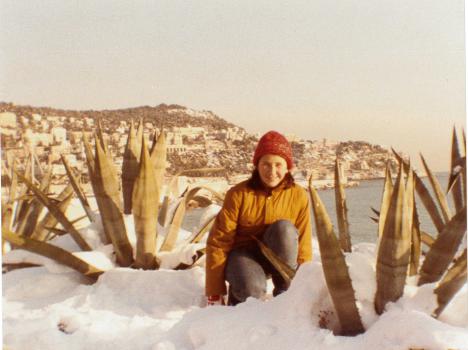 Sandra dans la neige