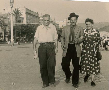 Mado et Raphael Lopez, de Nogent-sur-Marne, avec Joseph