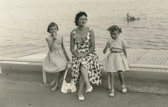 Michèle, Patricia et leur maman Josette