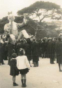 Le 5 mars 1946, Rolland et Mireille LEROY au carnaval