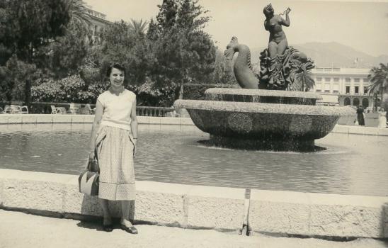 Mireille LEROY au jardin Albert 1er