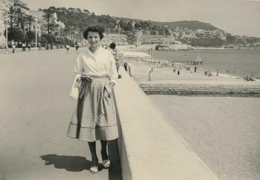 Mireille LEROY en balade sur la Promenade