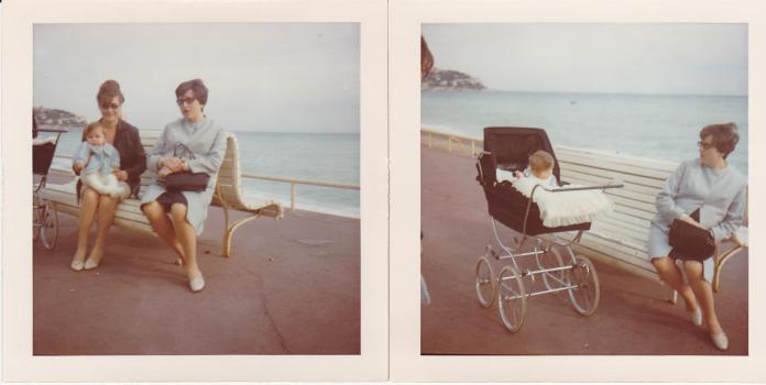 Jocelyne Barnoin-Fouque avec son fils, et sa soeur