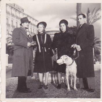 Famille Barnoin en balade d'hiver sur la Prom'