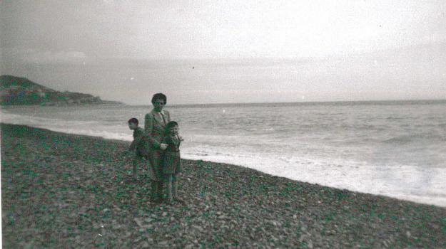 Juliette et Nobert sur la plage