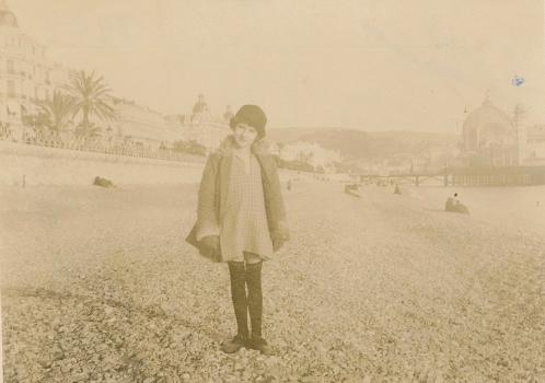 Yvonne Malausséna sur la plage