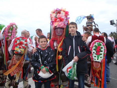 Loïc et Téo au Carnaval  