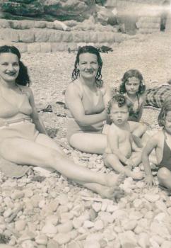 Famille Kutner sur la plage