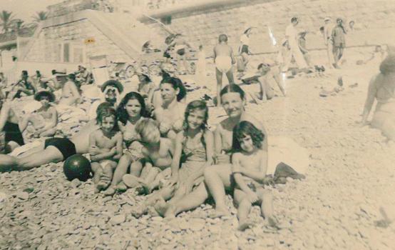 Famille Kutner sur la plage