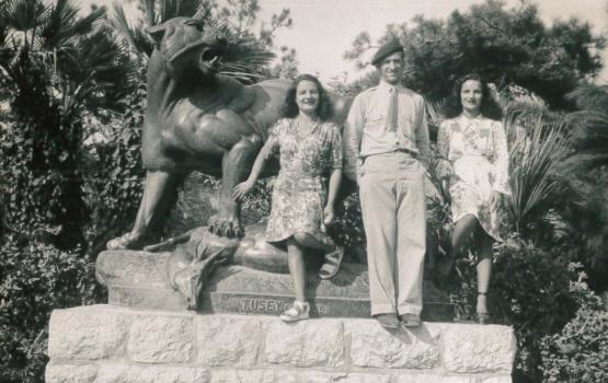 Marguerite et Robert Kutner avec Jeanne Succo