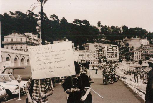 Manifestation contre la pollution de la Méditerranée