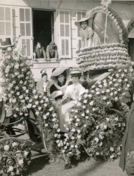 Famille March à la bataille des fleurs